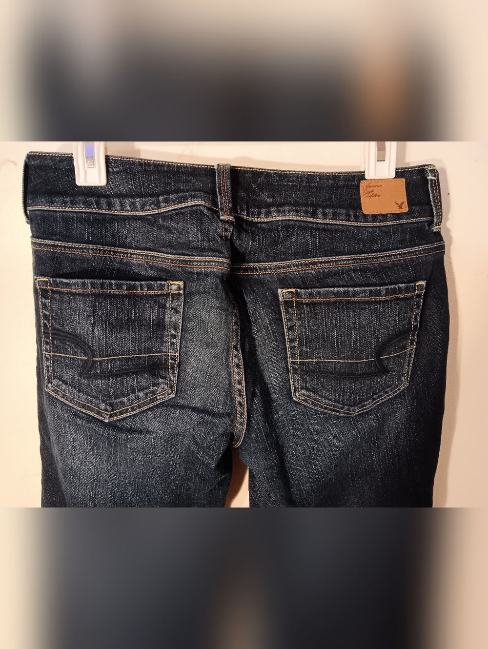 American Eagle Outfitters - Women's Stretch Jeans - Dark Blue - Sz 10 - Picture 3 of 10
